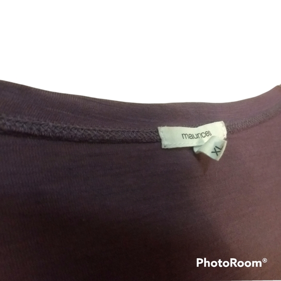 Maurices Lavender Ombre Top, XL - Picture 4 of 5